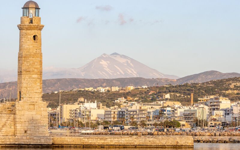 Utsikt över Rethymnon på Kreta