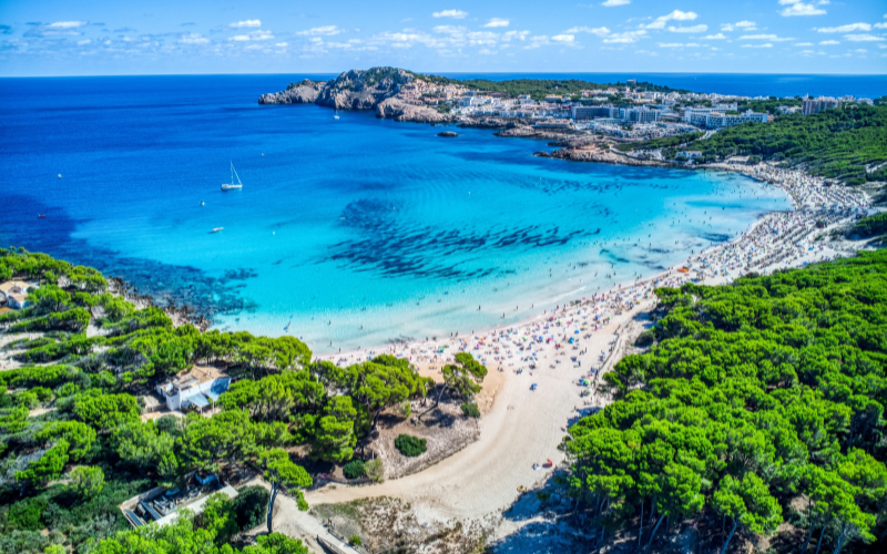 Cala Agulla Beach på Mallorca