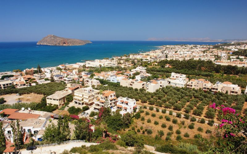 Utsikt över Platanias